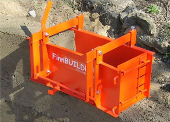 FinnBuilder brick mould - construction without bricks